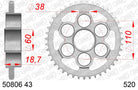 AFAM Tagumine hammasratas 50806-43, 43z, samm 520, teras