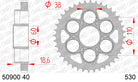 AFAM Tagumine hammasratas 50900-40, 40z, samm 530, teras