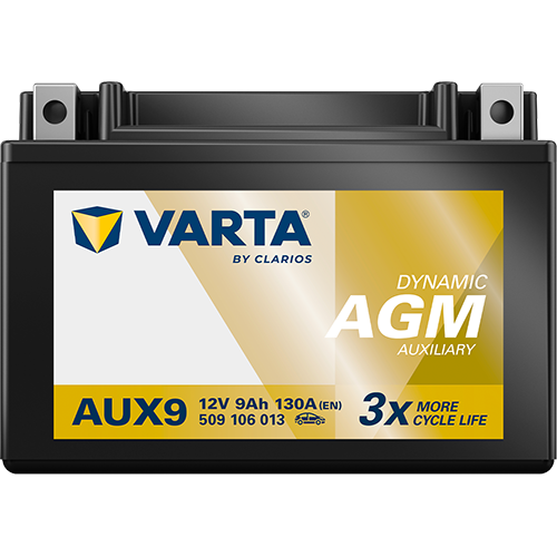 VARTA Dynamic AUX 509106013 lisaaku 9 Ah 130 A