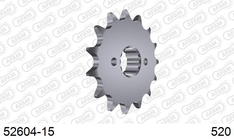 AFAM Eesmine hammasratas 52604-15, 15z, samm 520, teras
