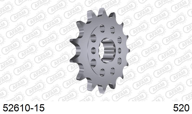AFAM Eesmine hammasratas 52610-15, 15z, samm 520, teras