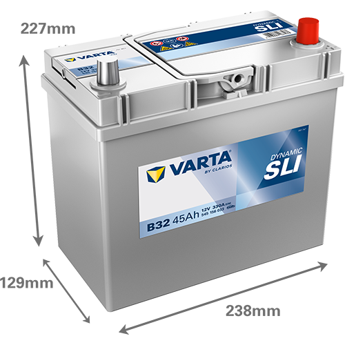 VARTA Dynamic SLI 545156033 käivitusaku 45 Ah 330 A L-