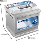 VARTA Dynamic SLI 552400047 käivitusaku 52 Ah 470 A L-