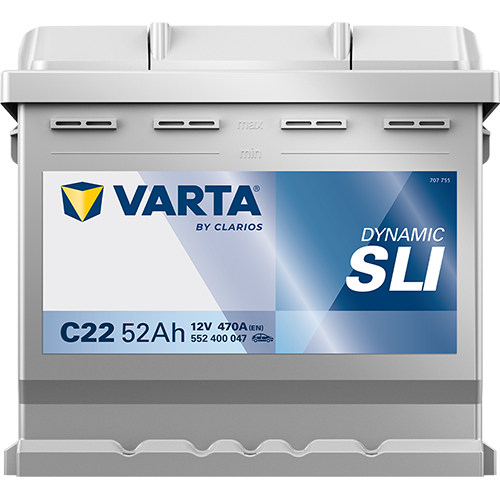 VARTA Dynamic SLI 552400047 käivitusaku 52 Ah 470 A L-