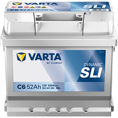VARTA Dynamic SLI 552401052 käivitusaku 52 Ah 520 A L-