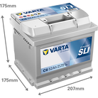 VARTA Dynamic SLI 552401052 käivitusaku 52 Ah 520 A L-