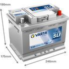 VARTA Promotive SLI 555064042 käivitusaku 55 Ah 420 A L-