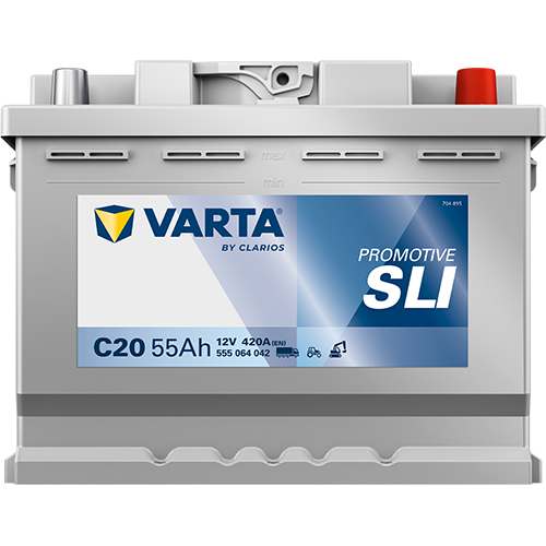 VARTA Promotive SLI 555064042 käivitusaku 55 Ah 420 A L-