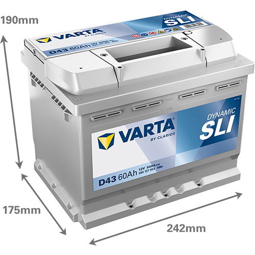 VARTA Dynamic SLI 560127054 käivitusaku 60 Ah 540 A L+