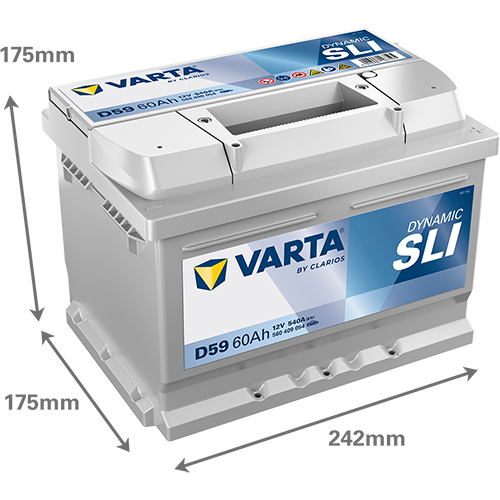 VARTA Dynamic SLI 560409054 käivitusaku 60 Ah 540 A L-