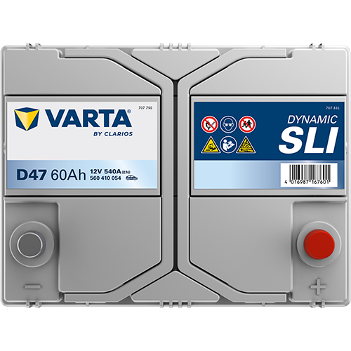 VARTA Dynamic SLI 560410054 käivitusaku 60 Ah 540 A L-