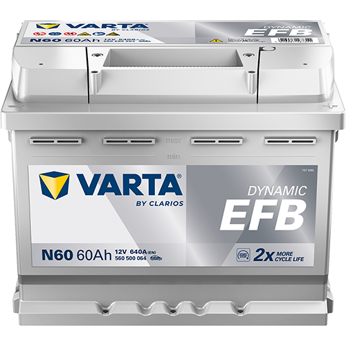 VARTA Dynamic EFB 560500064 käivitusaku 60 Ah 640 A L-