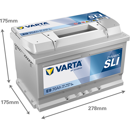 VARTA Dynamic SLI 570144064 käivitusaku 70 Ah 640 A L-