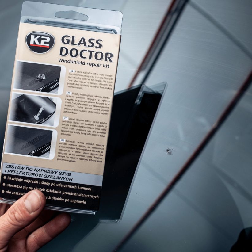 K2 Glass Doctor klaaside ja esitulede parandamise komplekt