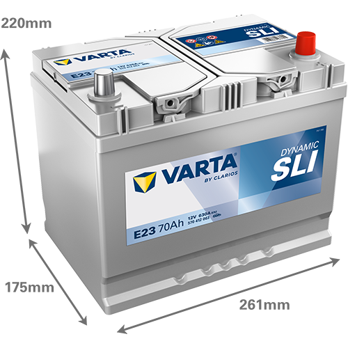 VARTA Dynamic SLI 570412063 käivitusaku 70 Ah 630 A L-