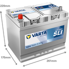 VARTA Dynamic SLI 570413063 käivitusaku 70 Ah 630 A L+