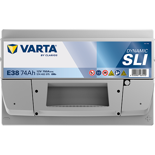 VARTA Dynamic SLI 574402075 käivitusaku 74 Ah 750 A L-