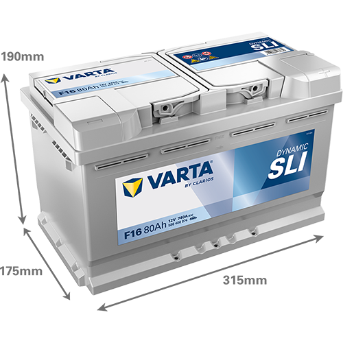 VARTA Dynamic SLI 580400074 käivitusaku 80 Ah 740 A L-