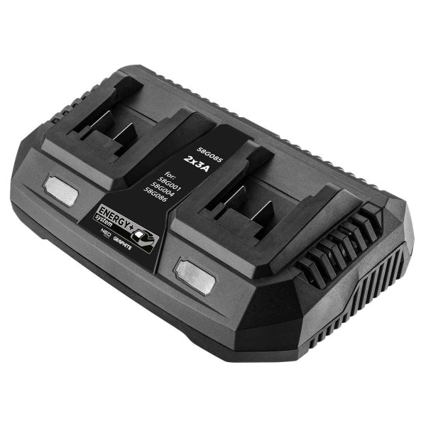 Graphite Kahekohaline akulaadija