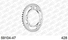 AFAM Tagumine hammasratas 59104-47, 47z, samm 428, teras