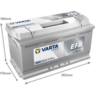 VARTA Dynamic EFB 595500085 käivitusaku 95 Ah 850 A L-