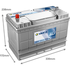 VARTA Promotive SLI 605102080 käivitusaku 105 Ah 800 A L+