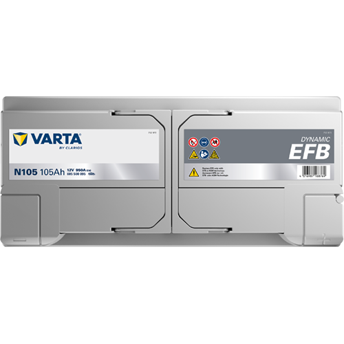 VARTA Dynamic EFB 605500095 käivitusaku 12 V 105 Ah 950 A L- L6/H9