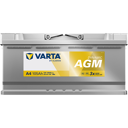 VARTA Dynamic AGM 605901095 käivitusaku 105 Ah 950 A L-