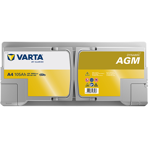 VARTA Dynamic AGM 605901095 käivitusaku 105 Ah 950 A L-
