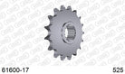 AFAM Eesmine hammasratas 61600-17, 17z, samm 525, teras