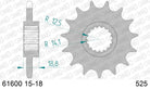 AFAM Eesmine hammasratas 61600-17, 17z, samm 525, teras