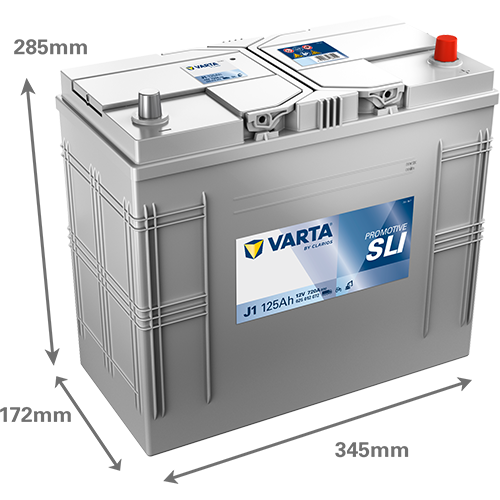 VARTA Promotive SLI 625012072 käivitusaku 125 Ah 720 A L-