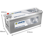VARTA Promotive EFB 640500080 käivitusaku 140 Ah 800 A