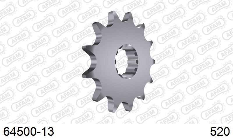 AFAM Eesmine hammasratas 64500-13, 13z, samm 520, teras