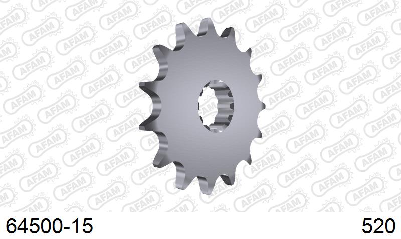 AFAM Eesmine hammasratas 64500-15, 15z, samm 520, teras