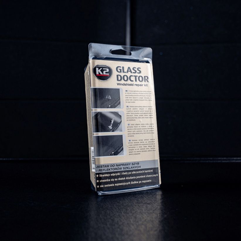 K2 Glass Doctor klaaside ja esitulede parandamise komplekt