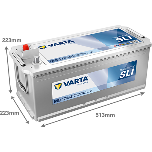 VARTA Promotive SLI 670104100 käivitusaku 170 Ah 1000 A L-