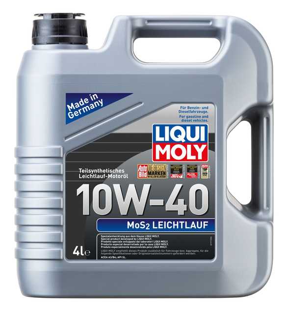 Liqui Moly MoS2 Leichtlauf 10W-40 mootoriõli