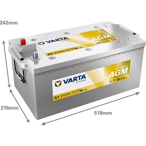 VARTA Promotive AGM 710901120 käivitusaku 210 Ah 1200 A
