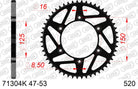 AFAM Tagumine hammasratas 71304K-51, 51z, samm 520, teras