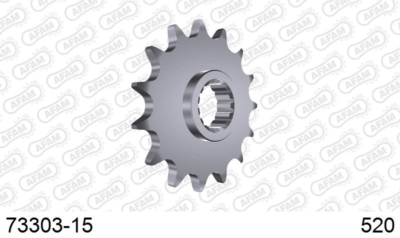 AFAM Eesmine hammasratas 73303-15, 15z, samm 520, teras