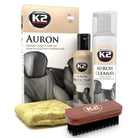 K2 Auron nahapolstri puhastus- ja hoolduskomplekt: Cleaner, Protectant, hari ja mikrofiiber