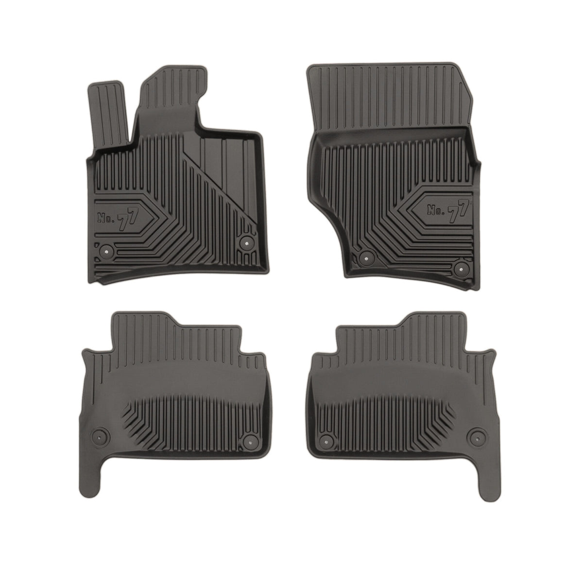Frogum No.77 Audi Q7 I 2005-2015 maastur põrandamatid (1. ja 2. rida)