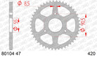 AFAM Tagumine hammasratas 80104-47, 47z, samm 420, teras