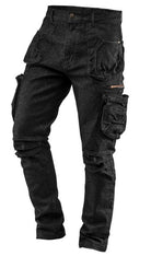 NEO Tools Tööpüksid 5 taskuga, DENIM, mustad