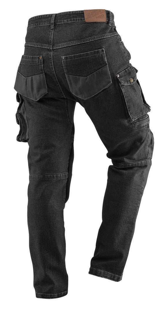 NEO Tools Tööpüksid DENIM, mustad