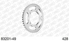 AFAM Tagumine hammasratas 83201-49, 49z, samm 428, teras