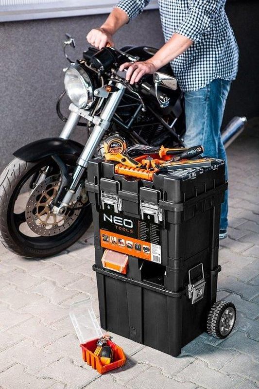 NEO Tools Tööriistakast HD COMPACT ratastel
