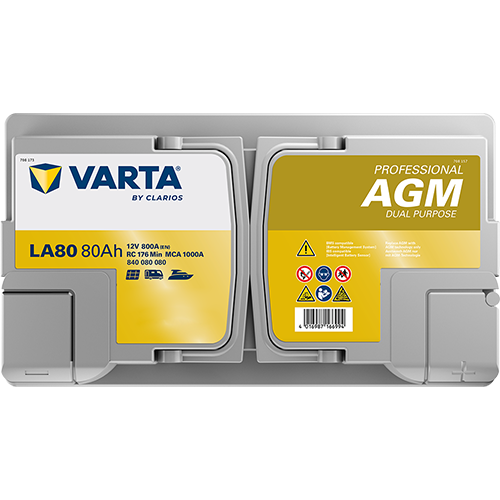 VARTA Professional AGM 840080080 käivitus- ja tarbeaku 80 Ah 800 A L-