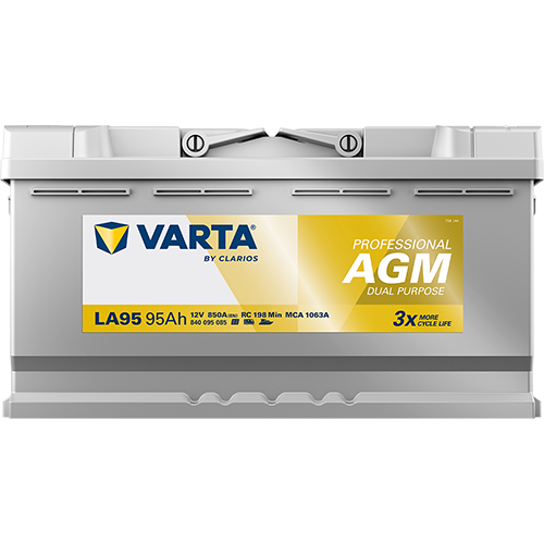 VARTA Professional AGM 840095085 käivitus- ja tarbeaku 95 Ah 850 A L-